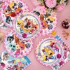 40PCS Super Kitties Party Supplies,Party Tableware Set for 20 Guests，theme