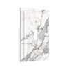 Ukutarly Gray White Marble 1 Gang Single Rocker Decorative Electrical