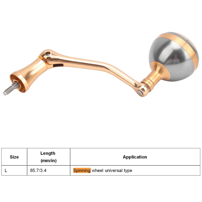 Handle Conversion Fishing Reel Handle Grip Aluminum Alloy ScrewIn for