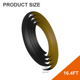 BOAOSI 16.4Ft Car Sunroof Seal Car Weather Stripping Universal Car Windshield Weather Rubber Seal Strip Sunroof Seal Cover Leak Sound Proofing