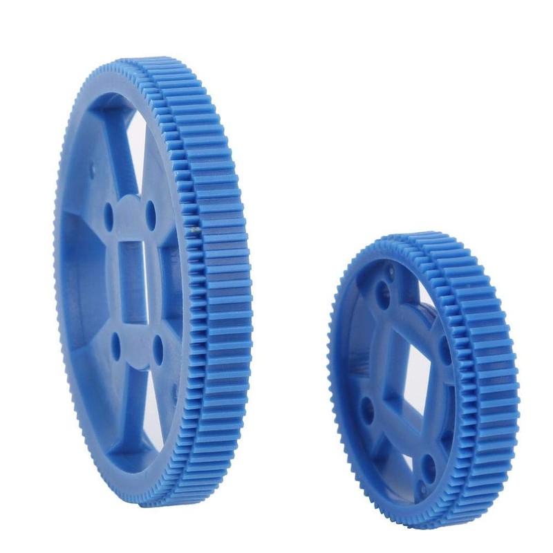 Plastic Gears Set, 80Pcs Single Double Reduction Gear Worm Gear