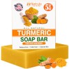 Natrulo- Jabón de cúrcuma natural para rostro y cuerpo: jabón