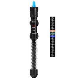 AQUANEAT Aquarium Heater, 300W Fish Tank Heater, Adjustable Submersible Water Thermostat with Thermometer