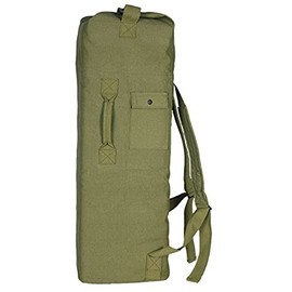Fox Outdoor Products Two Strap Duffel Bag, Olive Drab 22" x 38"