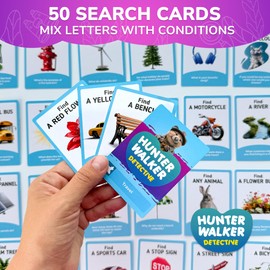 Quokka Scavenger Hunt Cards for Kids Ages 4-8 - Indoor Search and Find Travel Activities for Kids Ages 6-8 - Educational Travel Toys for Kids Ages 4-8 - Pocket Travel Toys for Boys Girls and Family