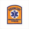 New York Orange EMT Patch Embroidered NY Emergency Medical Technician