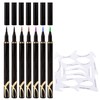 7 Pieces Eyeliner And 1 Set Of Eye Makeup Templates,