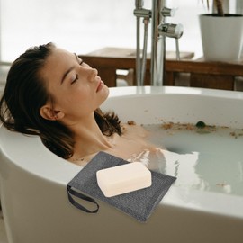 BIUDECO Sturdy Mesh Soap Bag Exfoliating Foaming Pouch Bar Soap Holder Travel-friendly Set