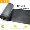 11" x 50' Vacuum Seal Bags Roll Black Clear 5