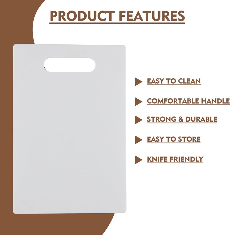 Uumitty Plastic Cutting Board Mat, Kitchen Plastic Chopping Board with