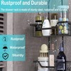 OrganiMax Shower Caddy Organizer – 3-Tier Shelves with Soap Holder