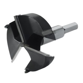 PHITUODA Forstner Drill Bits 60mm (2-3/8 inch), 3-Cutter Tungsten Carbide Wood Hole Saw Auger Opener Woodworking Tool, Upgraded Higher Hardness Cutter for Woodworking/DIY Enthusiasts.