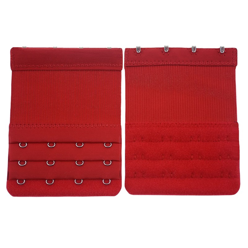 Wowlife 5Pcs Bra Extenders 4 Hooks 3 Rows Elastic Bra