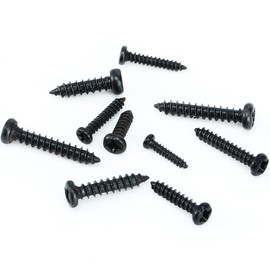 PENGLIN 450pcs Pan Head Tapping Screws M2.3 M2.6 M3 Black Micro Screws Pan Head Tapping Screws Tapping Screws Set