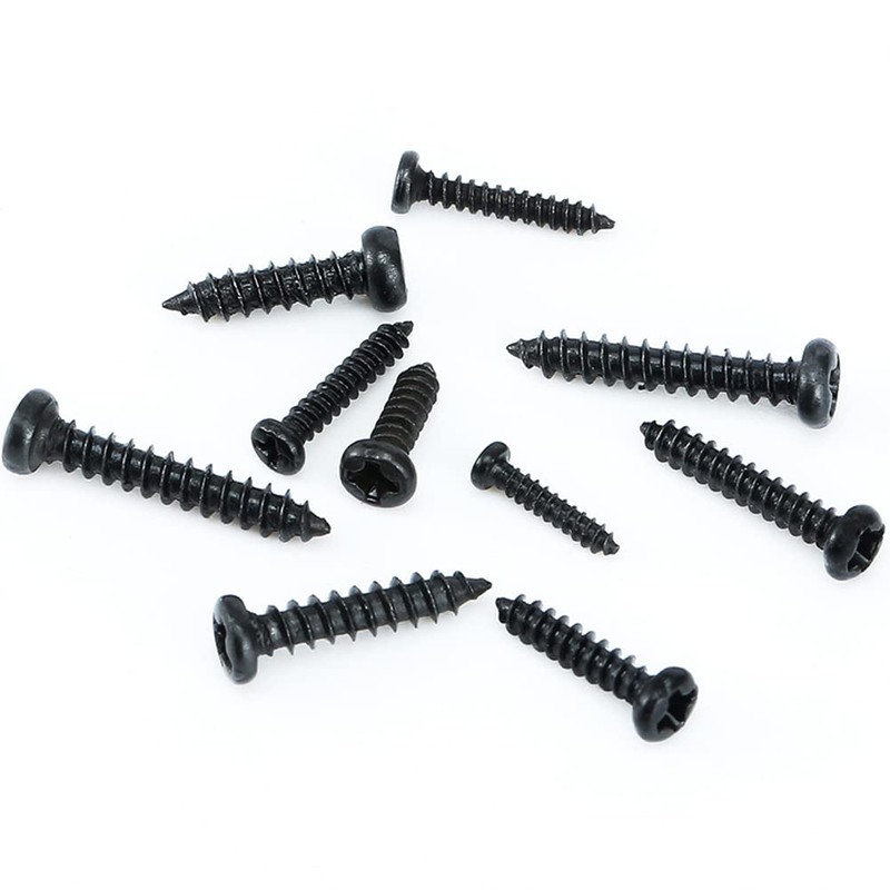 PENGLIN 450pcs Pan Head Tapping Screws M2.3 M2.6 M3 Black