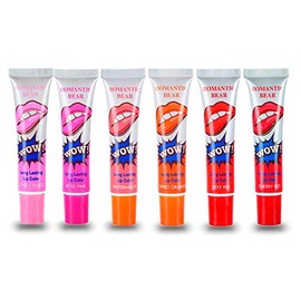 6 colores tatuaje color mágico Peel Off máscara tinte de larga duración impermeable brillo de labios por romantic bear