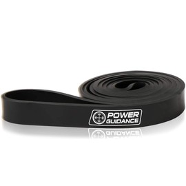 POWER GUIDANCE Pull Up Assist Bands - Stretch Resistance Band - Mobility Band - Powerlifting Bands - by Perfect for Body Stretching, Powerlifting, Resistance Training (Black)