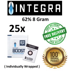 Integra Boost 62% 8 Gram with Indicator | 25x Individually Wrapped Packets!