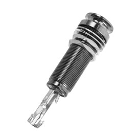 Gatuida Guitar Endpin Output Jack Audio Connector for Electric Acoustic Guitar Bass Easy Installation Broad Compatibility Enhanced Sound Effects Durable Replacement Partblack