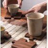 [Set of 4] Wooden Puzzle, Trivet, Tea Holder, Wooden Coaster,