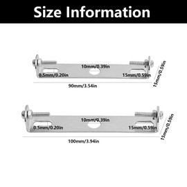 WQEDVN 4PCS Ceiling Hook for Pendant Light, Ceiling Light Bracket, Chandelier Hook, Stainless Steel Chandelier Bracket with Screws, for Home Office Install Various Types of Light (9cm/10cm