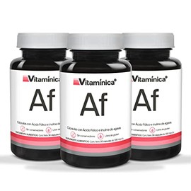 Vitaminica Suplemento Ácido Fólico 300 Cápsulas Total Suministro Días