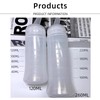 2pcs Hair Bottle,Dye Empty Squeeze Bottle,Hair Dye Bottle with Tip
