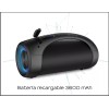 Bocina Portátil Aiwa AWS600BT Cilíndrica Negro, 600W, Bluetooth, USB, Resistente