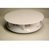 Low profile rotary vent for vans buses wind driven rotating