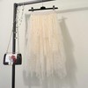 Women's Tulle Skirts High Waisted Puffy Layered Midi Tutu Skirt