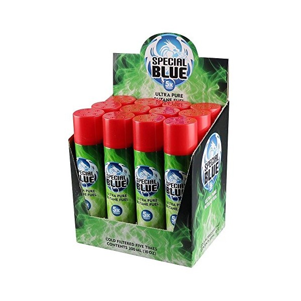 SPECIAL BLUE 5X BUTANE 300ML - Refined Lighter Fuel Refill (60 Cans)
