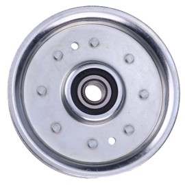 SUKATC Flat Idler Pulley AM37249 AM107468 AM37442 M81677 Compatible with JD X300R X305R X324 JD X500 X520 X530 X540 X590 F510 F525 RX63 RX73 RX75 RX95 SRX75 SRX95 SX75 SX95