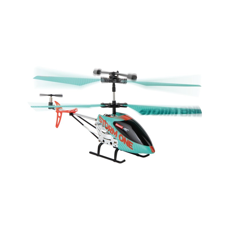 Carrera - 370501053-2.4 GHz Storm One I Helicopter with Aluminium