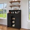 Viaozutis Storage Cabinet with Doors and Drawers,Kitchen Storage Cabinets，with Drawer