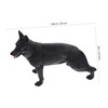 BESPORTBLE Simulation Dog Model Shepherd Dog Figurine Realistic Desktop Decor