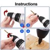 5 PCS Countersink Drill Bit Set, #5, #6, #8, #10,