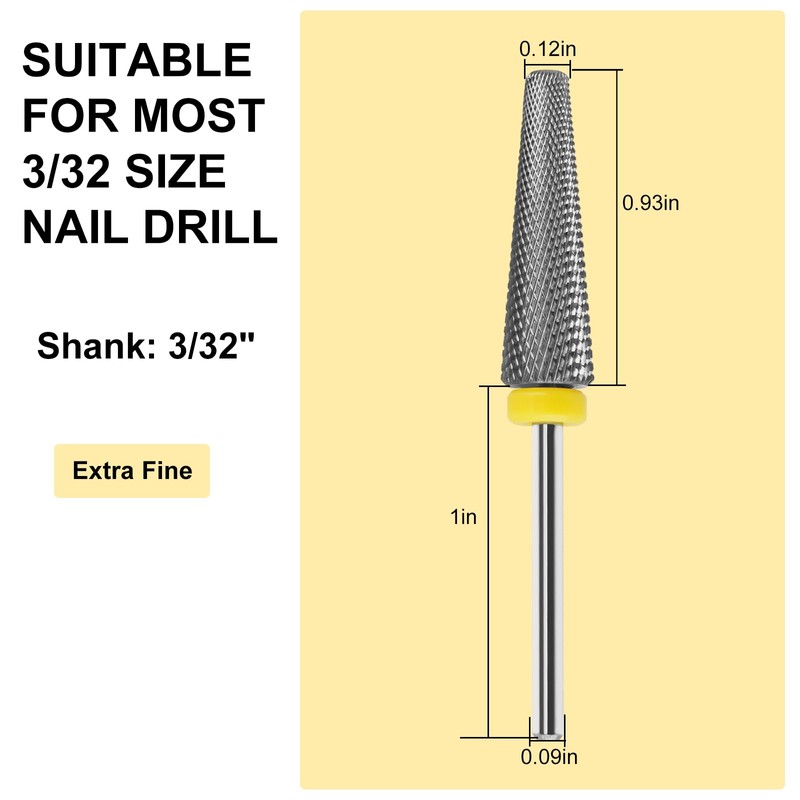 C12rtive Super Long 5 in 1 Tungsten Carbide Bit, Electronic