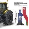 Digital Tire Tread Gauge Color Coded Depth Measurement Tool Handheld