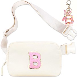 Belt Crossbody Bag for Girls Women - girls fanny pack ages 8-12 Teen Birthday Gifts Small Waist Packs Trendy Kids Fanny Pack, Beige, Small, B