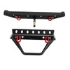 RC Crawler Bumper Black Front and Rear Bumper with Winch