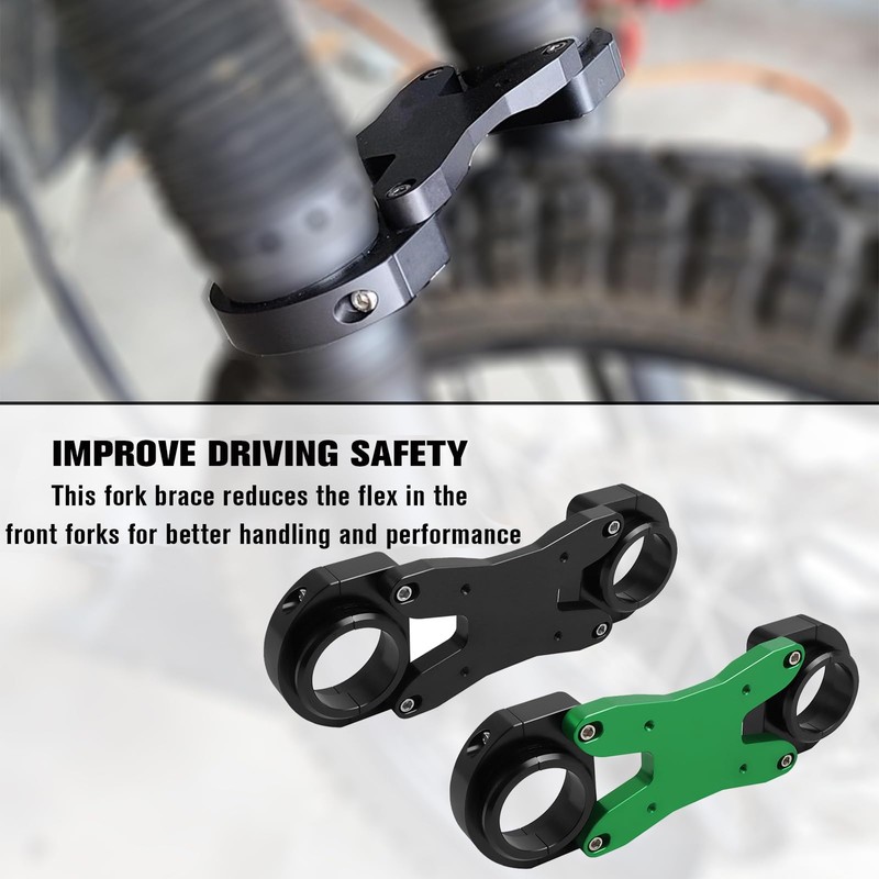 CHIFUN Front Fork Brace Compatible with Kawasaki KLR650 KLR 650