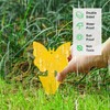 40 Pcs 5 Shapes Yellow Extremely Sticky Traps for Fungus