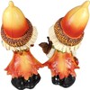 Generisch Set of 2 Autumn Figures Boy & Girl Each