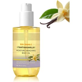Cocoa Butter Formula Moisturizing Body Oil for Dry Skin with Vitamin E