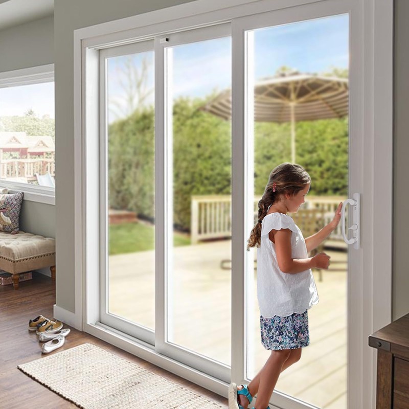 Eockatoo Patio Sliding Glass Door Handle Set with Mortise Lock