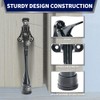 HOME&I Kickdown Door Stopper, 6-Inch Commercial Heavy Duty Door Stop