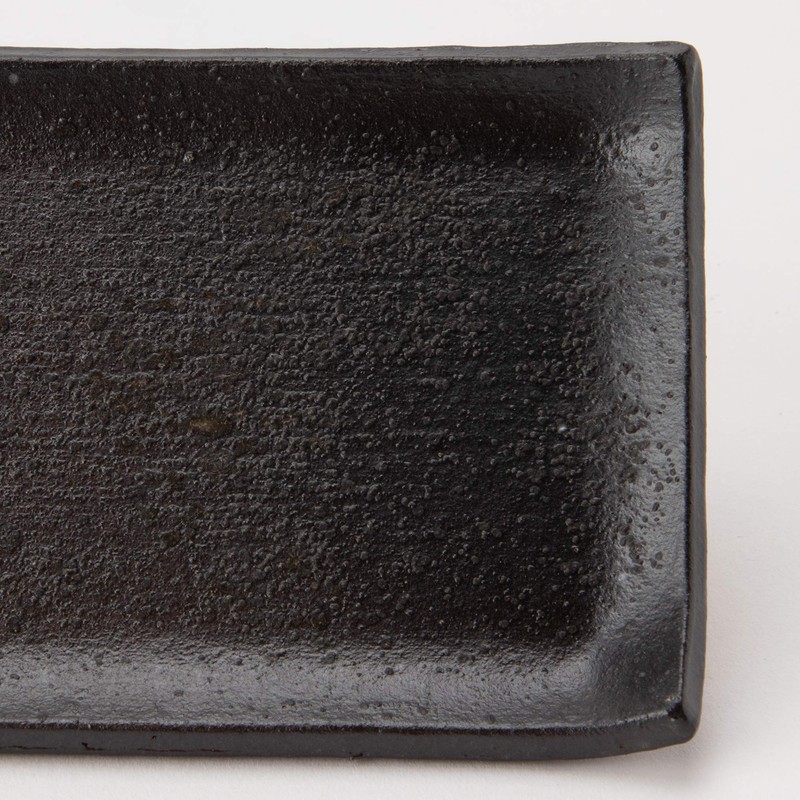 Shigaraki Ware MR-3-3369 Hechimon Serving Dish, Flower Wabi