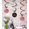 PD-Party 7024111 Swirls Decoration, Pink/Black