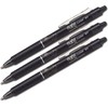 Pilot Frixion Erasable Rollerball Pen – Black, Black, 3 Stifte