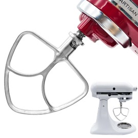 K45SS Stainless Steel Flat Beater Attachment for 4.5-5 Quart Kitchenaid Tilt-Head Stand Mixers